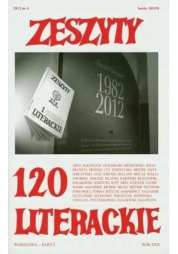 Literackie Zeszyty nr 120 / 2012