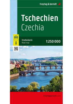 Mapa samochodowa - Czechy 1:250 000 w. niemiecka