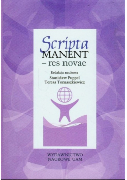 Scripta manent