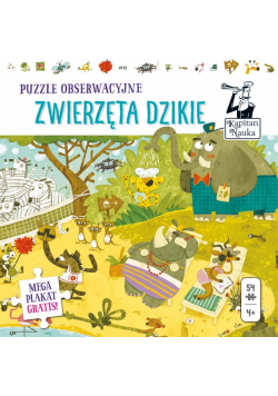 Kapitan Nauka. Puzzle obserwacyjne. Dzikie zwierz.