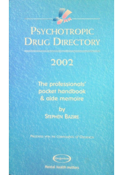 Psychotropic drug directory 2002