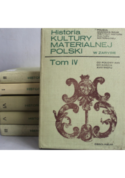 Historia Kultury materialnej Polski Tom I do VI