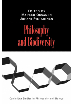 Philosophy and Biodiversity