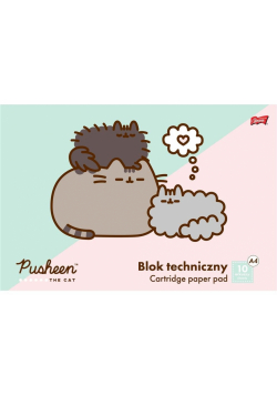 Blok techniczny A4/10K Pusheen (10szt)