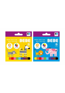 Kredki świecowe 10 kolorów B&B Kids mix