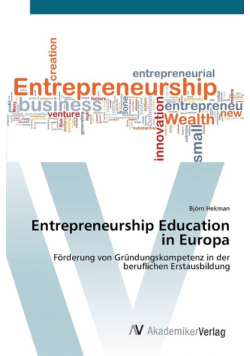 Entrepreneurship Education in Europa