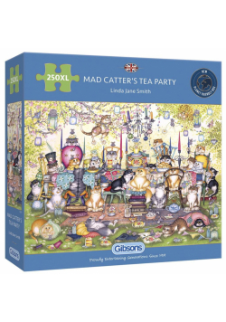 Puzzle 250 XL Herbatka z szalonymi kotami G3