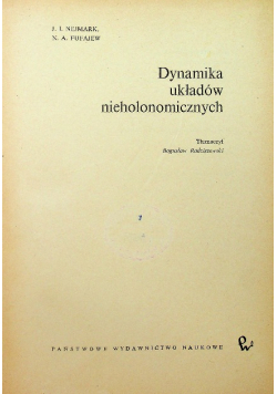 Dynamika układów nieholonomicznych