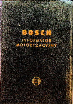 Bosch informator motoryzacyjny Wydanie kieszonkowe