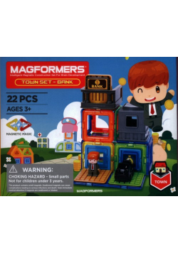 Magformers Town Set Bank 22 elementy