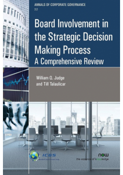 Board Involvement in the Strategic Decision Making Process