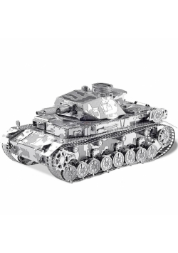 Puzzle Metalowe Model 3D - Czołg IV
