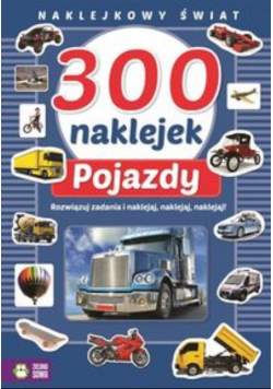 Naklejkowy świat 300 naklejek Pojazdy