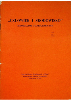 Człowiek i środowisko informator filmograficzny