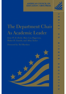 The Department Chair as Academic Leader