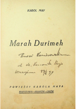 Marach Durimeh 1930 r.