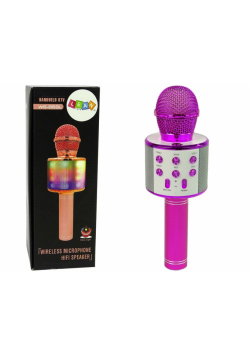 Mikrofon bezprzewodowy USB różowy