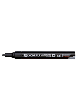 Marker olejowy D-Oil, okrągły 2,8mm czarny (12szt)