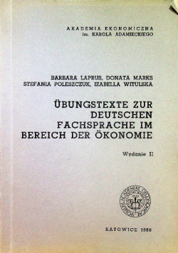 Ubungstexte zur deutschen fachsprache im bereich der okonomie