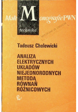 Analiza elektycznych układów niejednorodnych