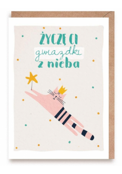 Kartka urodzinowa Gwiazdka z Nieba, eko koperta