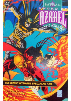 Batman nr 1 / 1994 Sword of Azrael Miecz Azraela