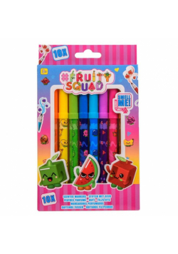 Pachnące pisaki 10 szt. FRUITYSQUAD