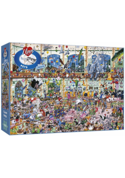 Puzzle 1000 Kocham zwierzęta G3