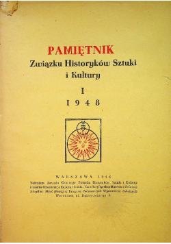 Pamiętnik Związku Historyków Sztuki i Kultury, 1948 r.