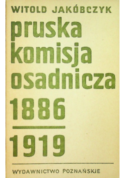 Pruska komisja osadnicza 1886/1919