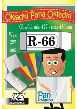 Okładka książkowa regulowana R66 (25szt) IKS