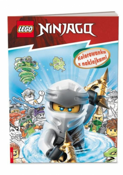 Lego Ninjago. Kolorowanka z naklejkami