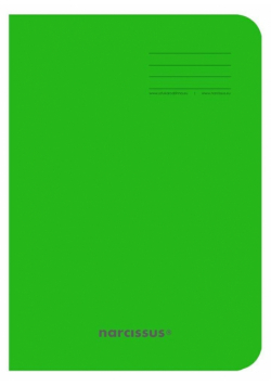 Zeszyt A4/60K linia PP Green (4szt) NARCISSUS