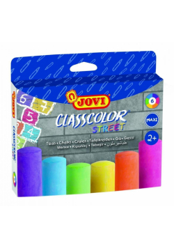 Kreda chodnikowa kolorowa 6 kolorów JOVI