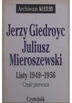 Listy 1949-1956  część pierwsza