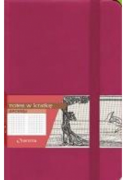Notes A6 Kratka Secesja Różowy ANTRA