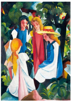 Puzzle 1000 Cztery dziewczyny, Macke