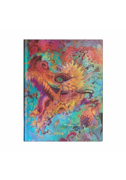 Kalendarz Paperblanks 2024 Humming Dragon Ultra Dzienny Flexi