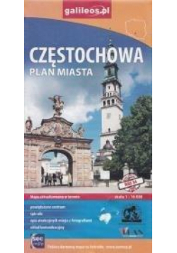 Plan miasta - Częstochowa 1: 16 000
