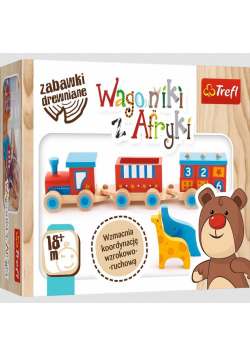 Zabawka drewniana - Wagoniki z Afryki TREFL