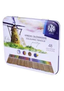 Kredki ołówkowe Prestige 48 kolorów ASTRA