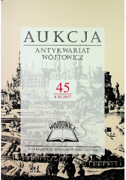 Aukcja antykwariat Wójtowicz 45