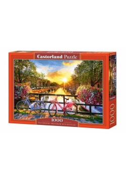 Puzzle 1000 Picturesque Amsterdam&Bicycles CASTOR