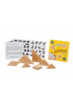 Puzzle drewniane - seria TANGRAM