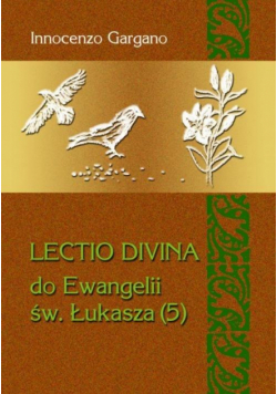 Lectio Divina Do Ewangelii Św Łukasza 5