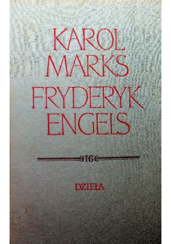 Marks Engels Dzieła tom 16