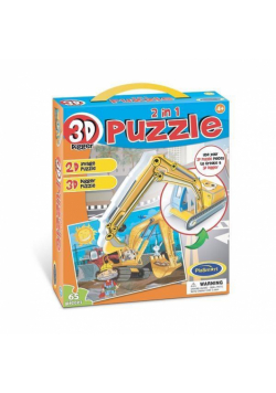 Puzzle 3D 2w1 - Koparka
