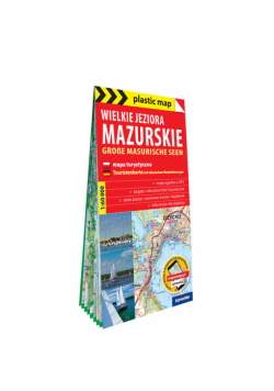 Wielkie Jeziora Mazurskie foliowana mapa turystyczna 1:60 000