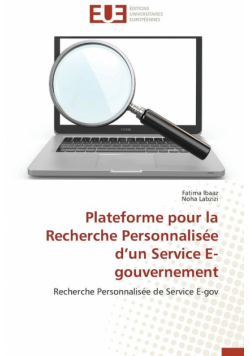 Plateforme pour la recherche personnalisée d un service e-gouvernement