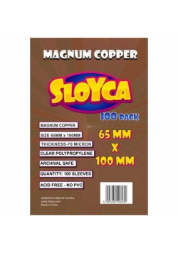 Koszulki Magnum Copper 65x100mm (100szt) SLOYCA